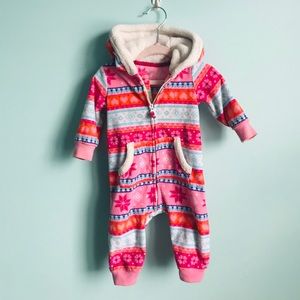 Carters fairisle footless onesie